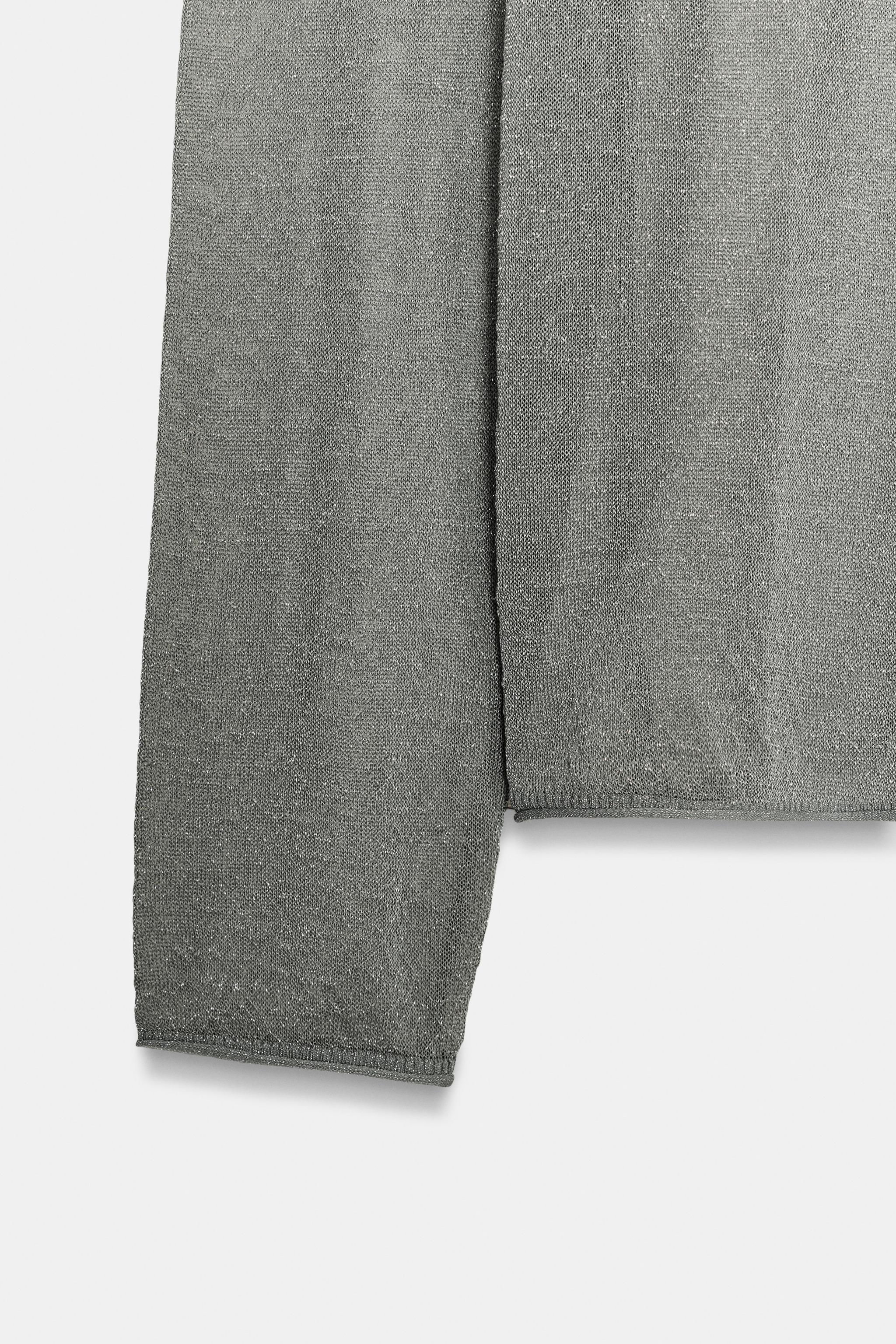 OVERSIZED METALLIC THREAD KNIT JUMPER